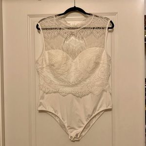 Bright White Bodysuit. NWOT